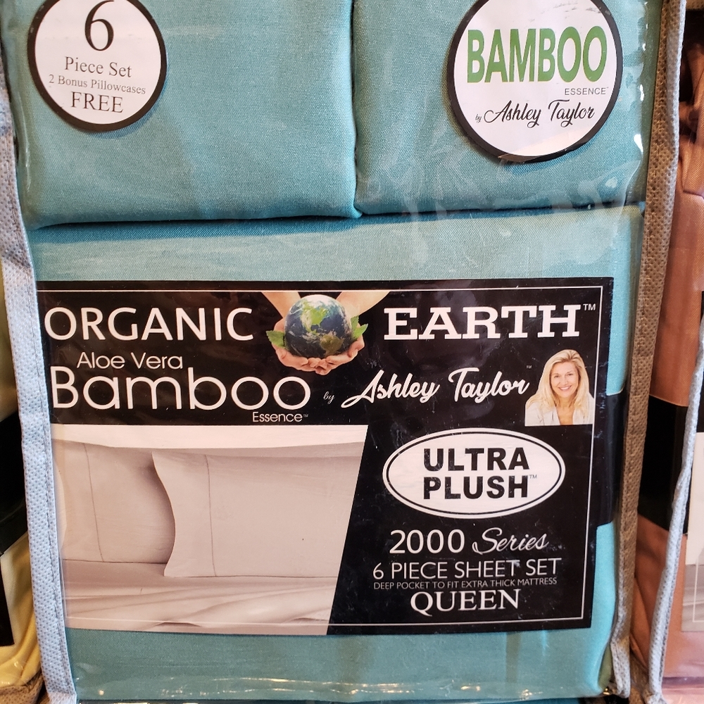 6pc Queen Sheet Set Deep Pocket